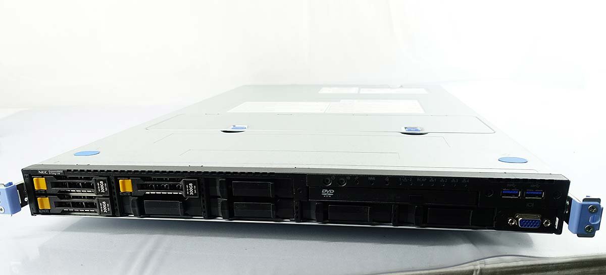 1U подставка сервер NEC Express5800/R120g-1M N8100-2400Y/Xeon E5-2698v4 x2 основа / память 224GB/HDD нет /RAID/OS нет / сервер S051605