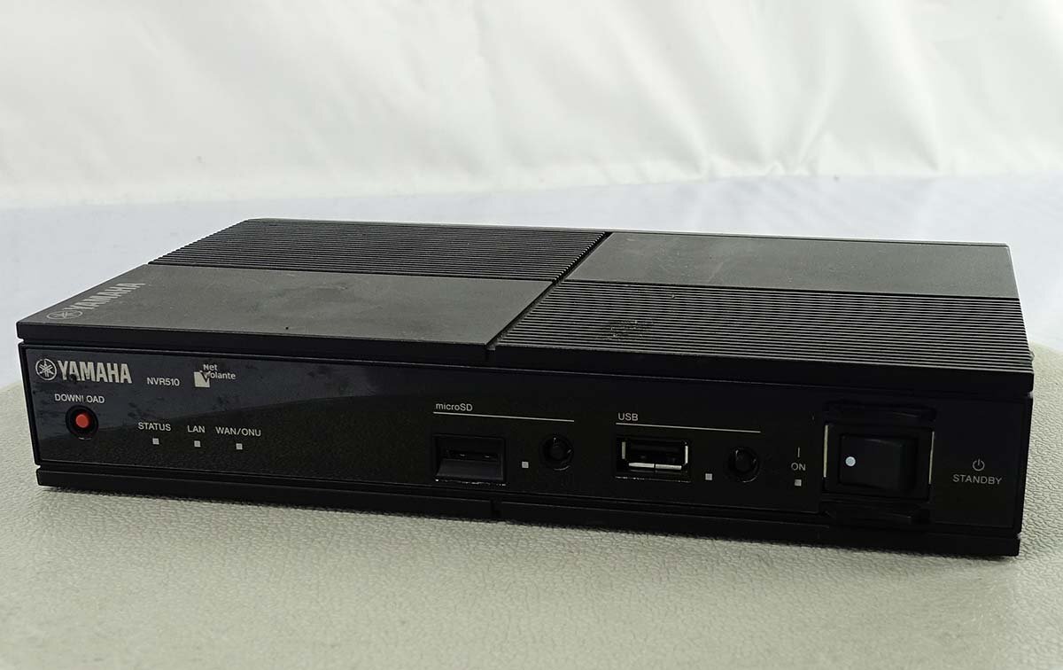 レターパックプラス AC付 通電確認 YAMAHA ギガアクセスVoIP ルーター NVR510 小型ONU対応 ヤマハ ブロードバンド ネットワーク PC S050914の画像1