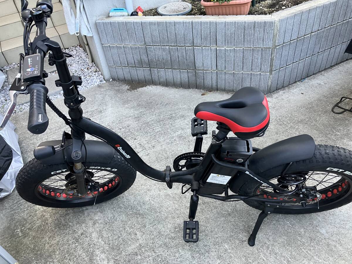  electric bike HYBRID electric fatbike bicycle G-Cruiser 20 electromotive bicycle junk treatment . exhibiting *. who comes to take limitation. *