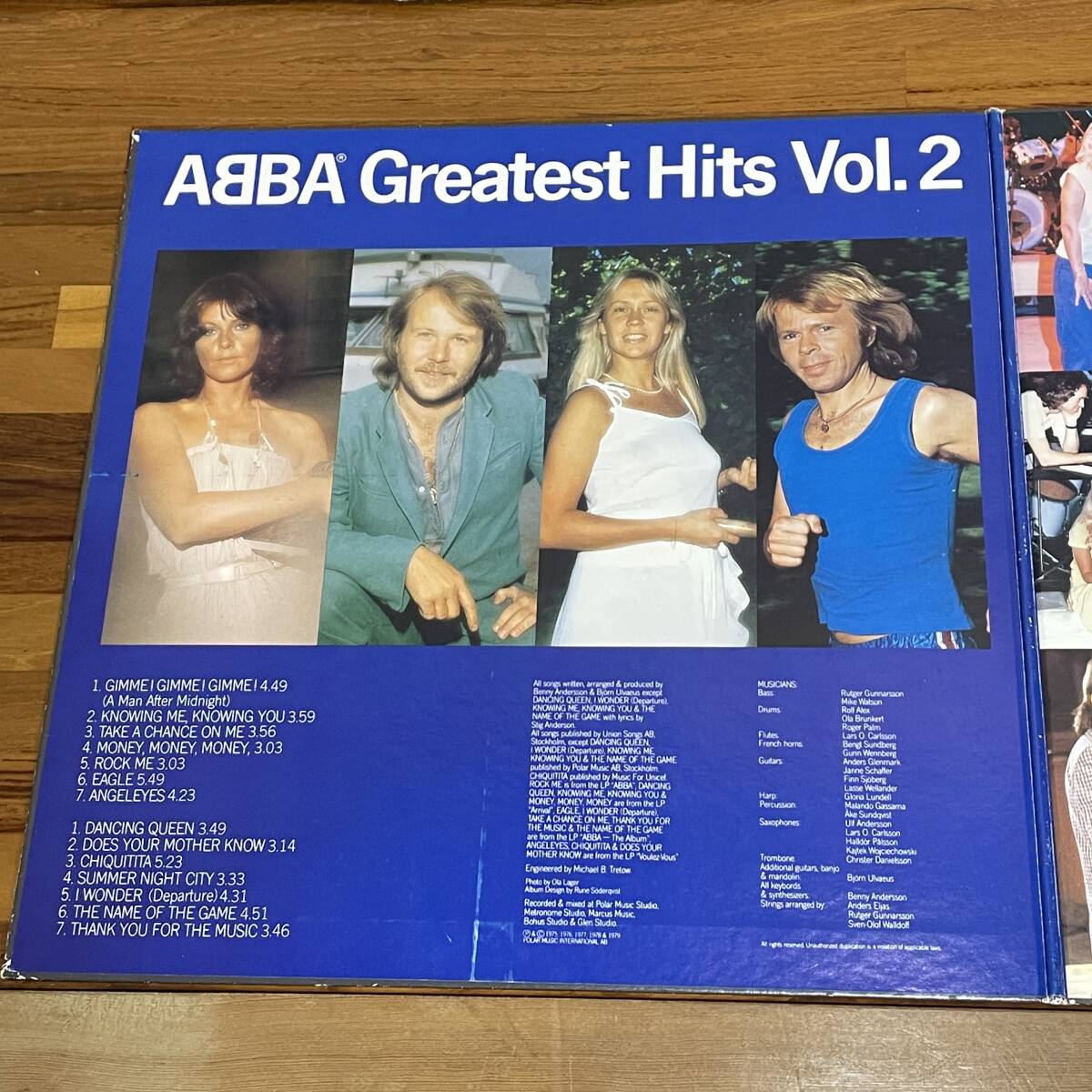 BE12【LPレコード】ABBA GREATEST Hits vol.2 レコードLP盤　日本版_画像3