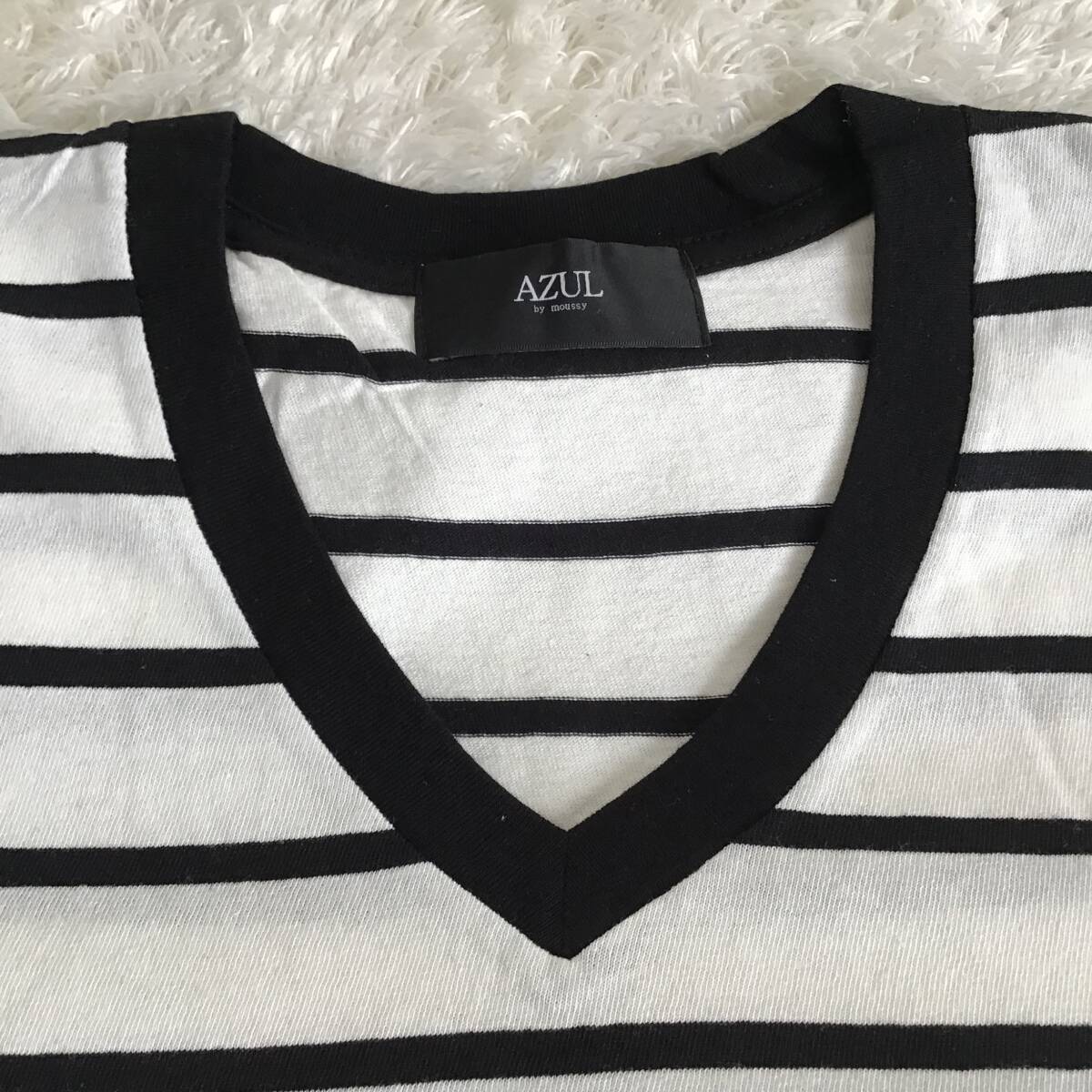  azur bai Moussy T-shirt lady's M size new goods unused anonymity delivery 