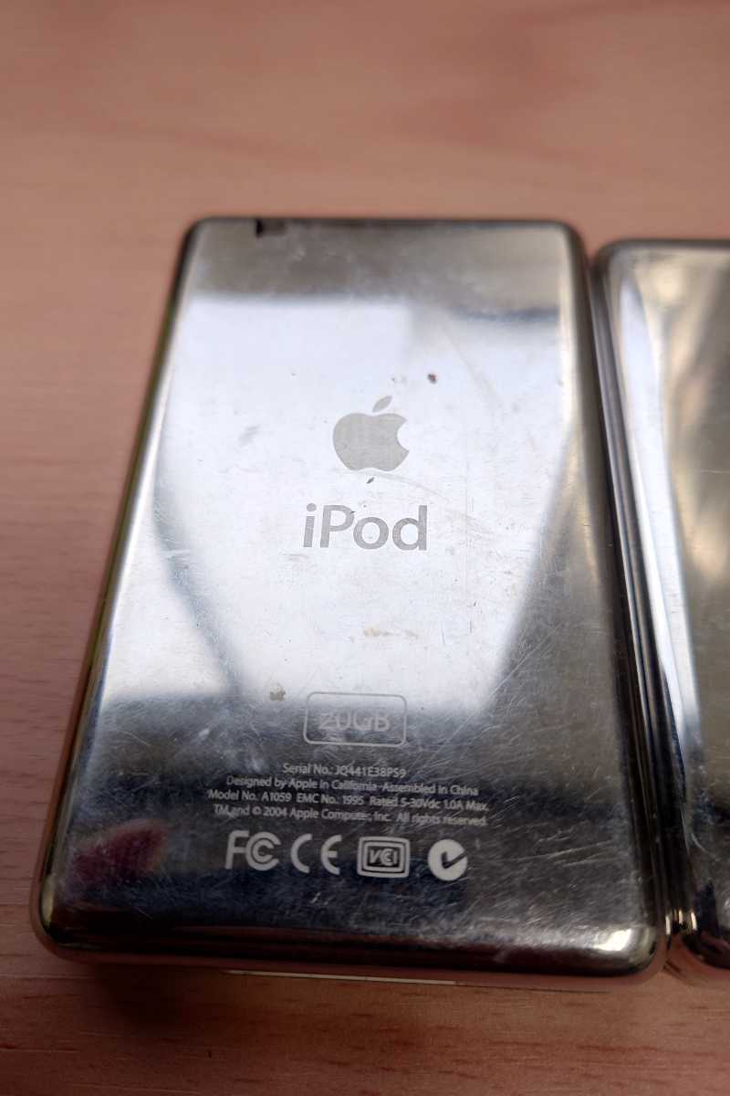iPod 20GB A1059　30GB　A1136　2台　ジャンク_画像3