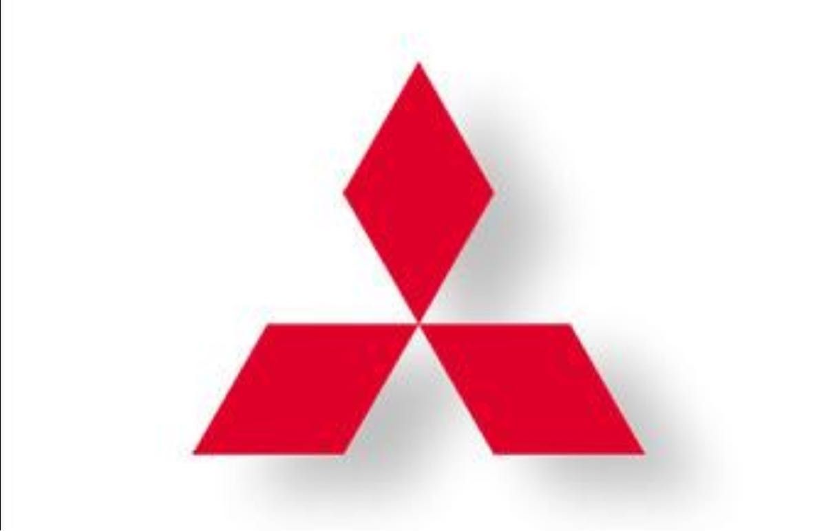 三菱エンブレム　ステッカー　赤（他の色も可）菱形×3枚　大（ラメではありません）