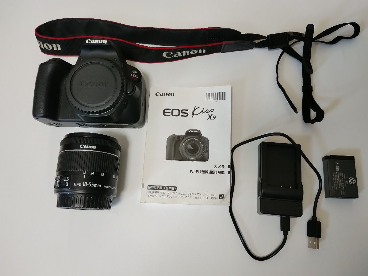 【美品】 Canon EOS Kiss x9  デジタル一眼レフカメラ 説明書 WIFI