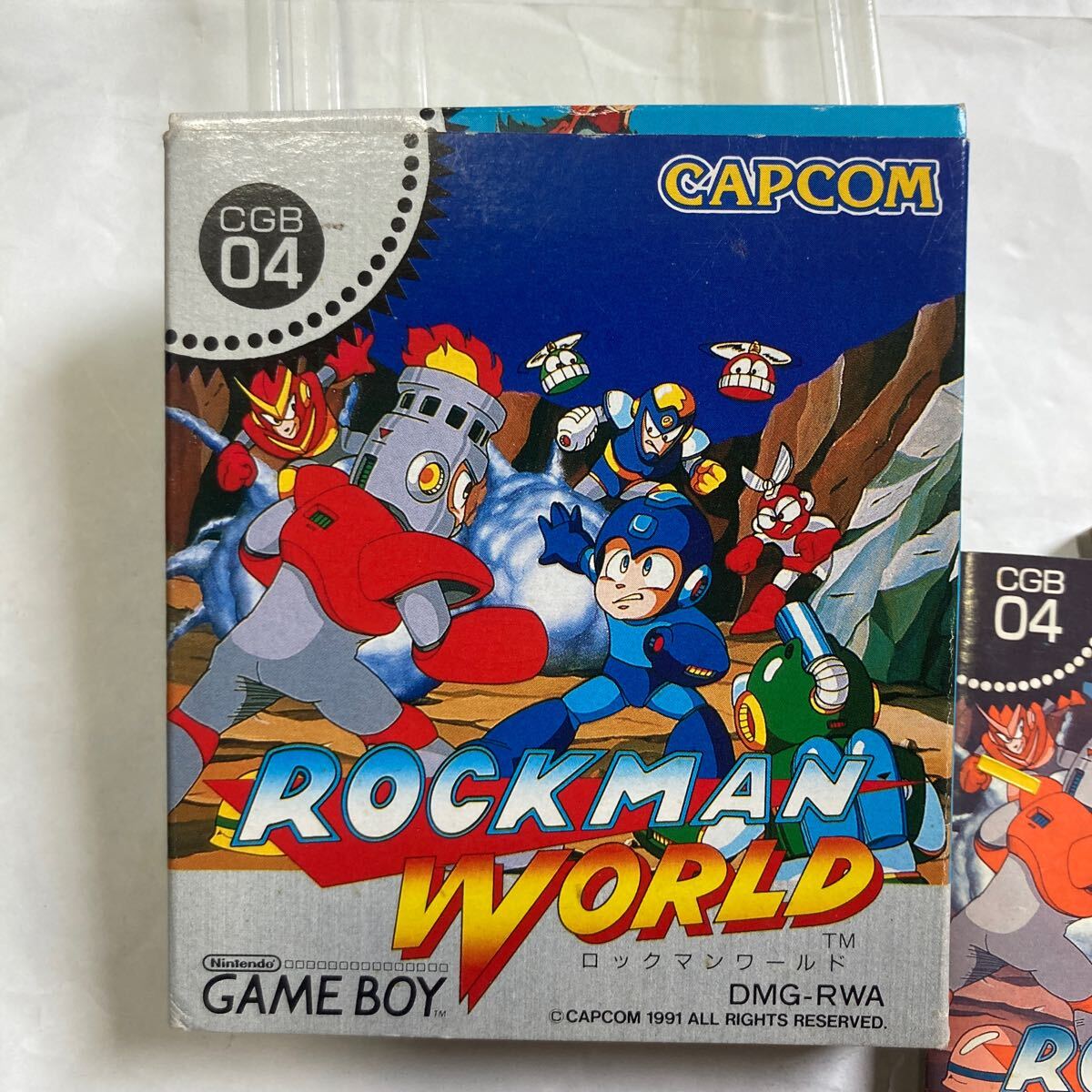 送料無料 ゲームボーイ ロックマンワールド 箱 説明書付 GB GAME BOY ROCKMAN WORLD DMG-RWA CAPCOM CGB04 GAMEBOY GBソフト ロックマン_画像7