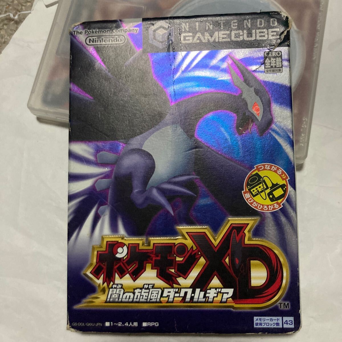 送料無料 GC ゲームキューブ ポケモンXD 闇の旋風 ダーク・ルギア NGC NINTENDO GAME CUBE ニンテンドー GAMECUBE ダークルギア POKEMON 