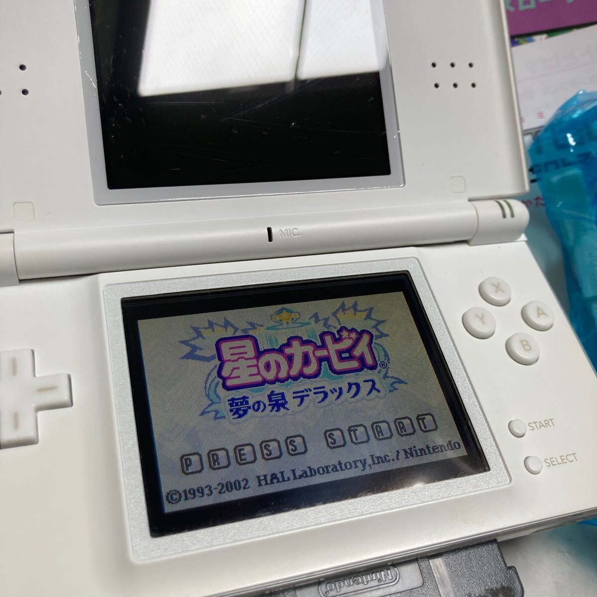 送料無料 NDS ニンテンドーDS Lite クリスタルホワイト 本体 付属品付 NINTENDO DS ニンテンドー 任天堂 DSlite DSライト NINTENDODS_画像4