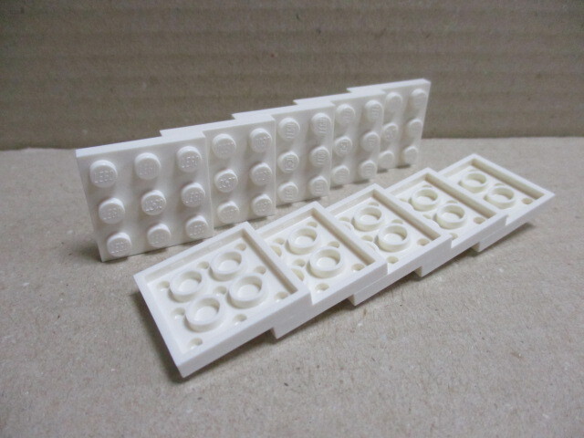 レゴ パーツ 3×3プレート 白10個 新品の画像1