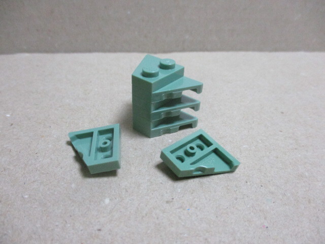 レゴ　パーツ　2×2ウイングプレート　サンドグリーン4セット　新品_画像2