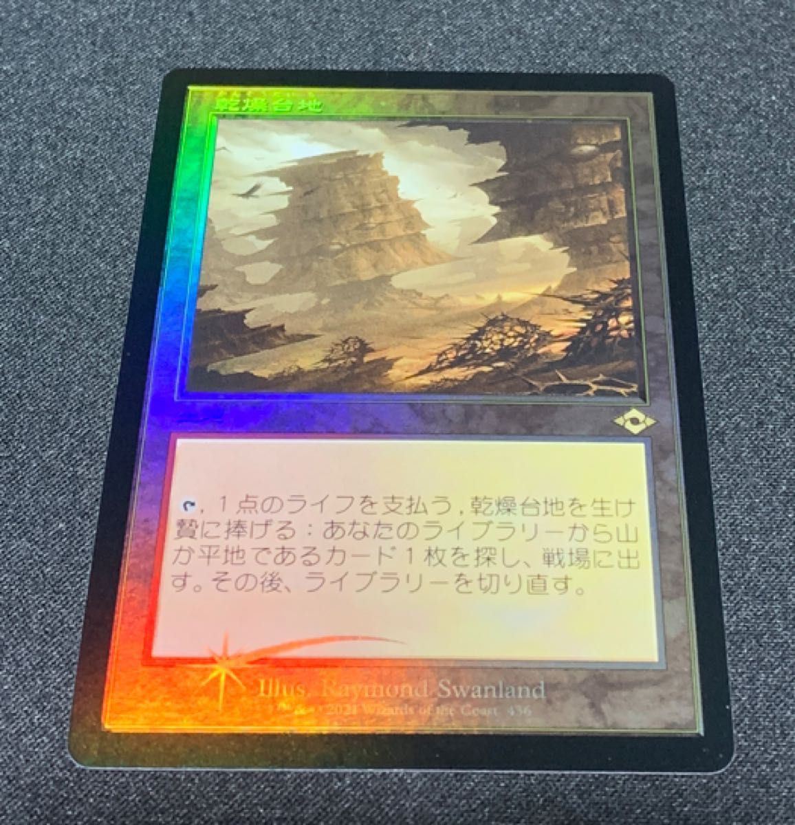 マジック：ザギャザリング MTG モダンホライゾン2 旧枠 Foil * 乾燥台地