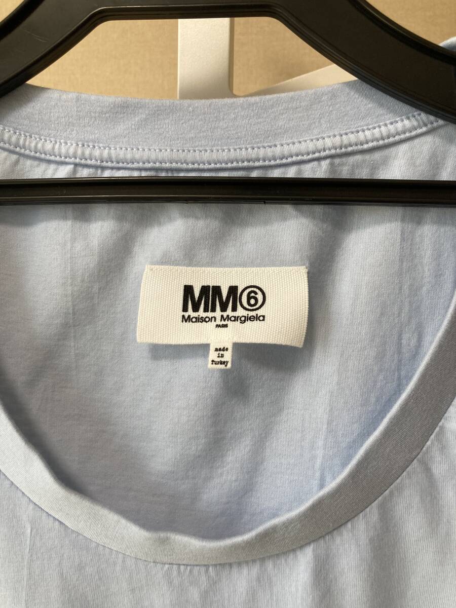 MM6 Maison Margiela メゾンマルジェラ ラウンドネックTシャツ ブルー S