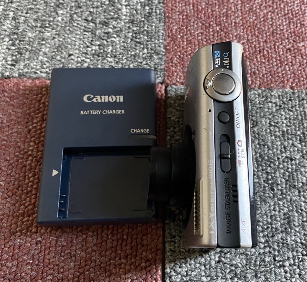 Canon キヤノン IXY DIGITAL PC1249　コンパクトデジタルカメラ/デジカメ　バッテリー・充電器付き ●ジャンク品●_画像5