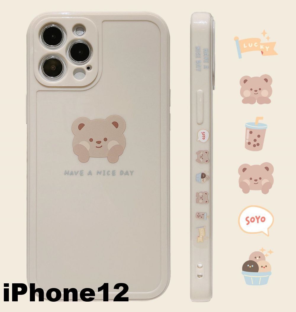 iphone12ケース カーバー TPU 可愛い　お洒落　韓国　　軽量 ケース 耐衝撃 高品質5a_画像1