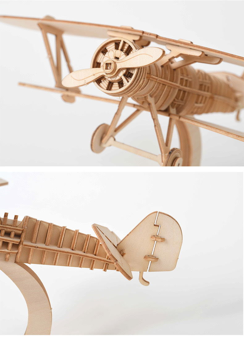 木製立体パズル　木製3D組み立てキット　立体パズル　オモチャ　知育玩具　子供プレゼント　誕生日プレゼント18_画像3