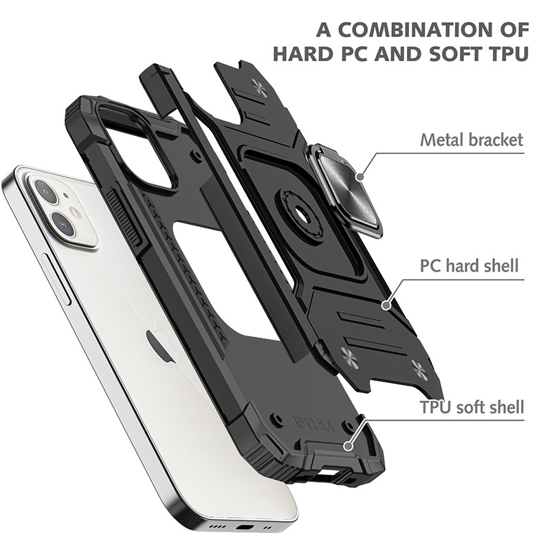 iphone12ケース カーバー TPU 可愛い　お洒落　韓国　　リング　黒　ブラック　軽量 ケース 耐衝撃 高品質880_画像5