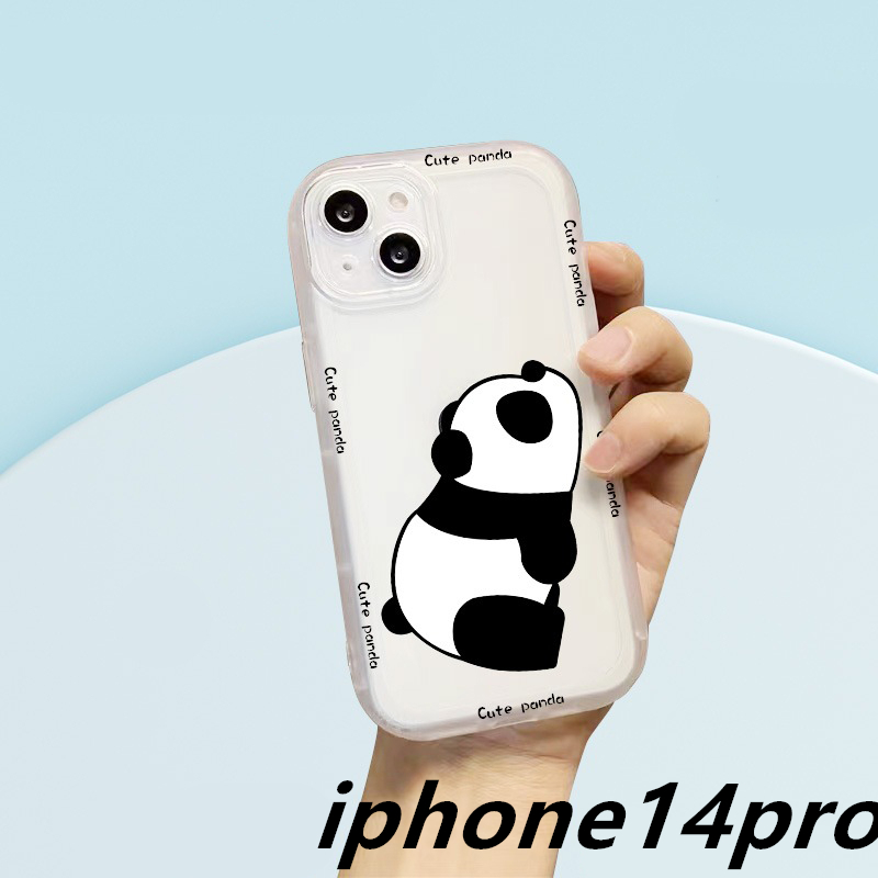iphone14proケース カーバー TPU 可愛い　パンダ　お洒落　　軽量 耐衝撃 　高品質_画像1