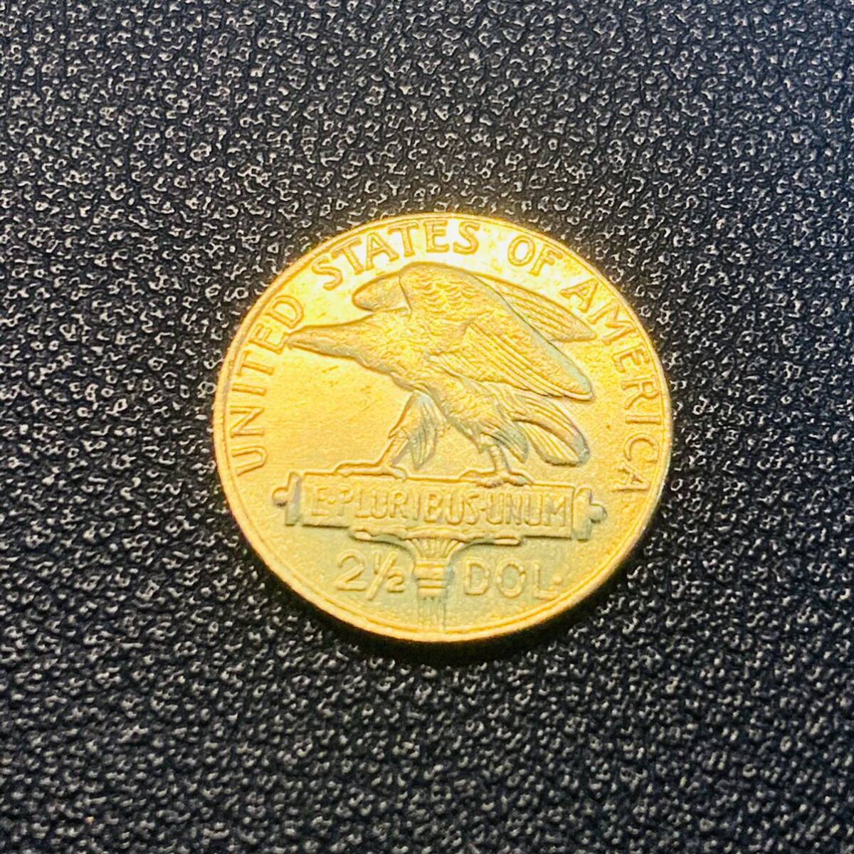金貨　古銭　アメリカ　1915年　パナマ・パシフィック万国博覧会　船乗りの女神像　記念幣　小型　コイン　硬貨_画像2