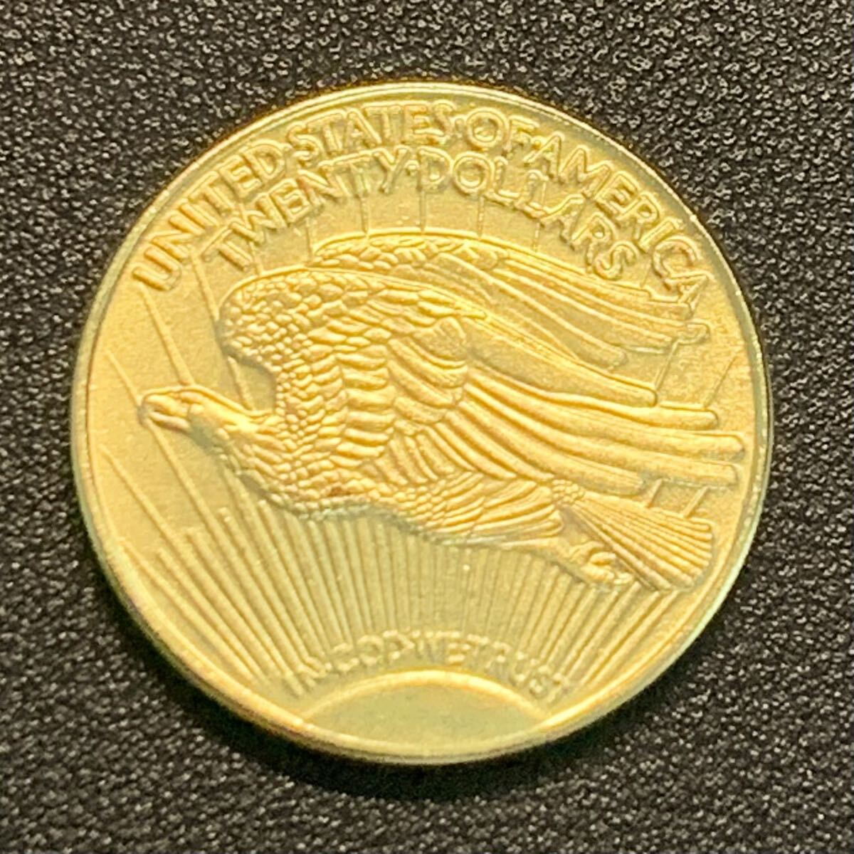 金貨　古銭　アメリカ　1910年　歩く自由の女神　リバティ　イーグル　平和　権力　大型　コイン　硬貨　記念幣_画像2