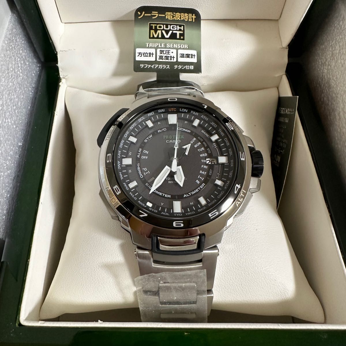 新品未使用】CASIOプロトレックPRX-7000T-7JFマナスル|Yahoo 新品未使用】CASIOプロトレックPRX-7000T-7JFマナスル|Yahoo