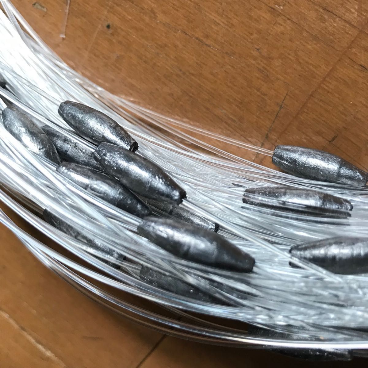 トローリング#ビシ鉛 東レナイロン50号50m鉛1匁250個1100g トローリング#ビシ鉛 東レナイロン50号50m鉛1匁250個1100g