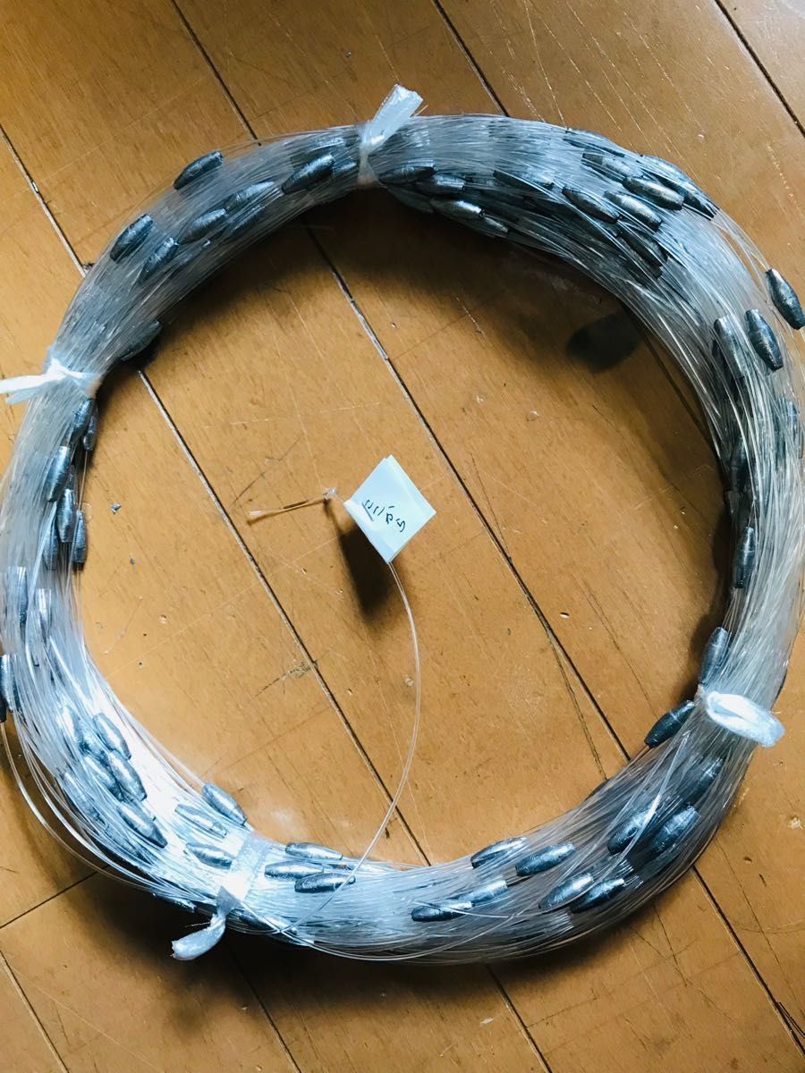 トローリング#ビシ鉛 東レナイロン50号50m鉛1匁250個1100g トローリング#ビシ鉛 東レナイロン50号50m鉛1匁250個1100g