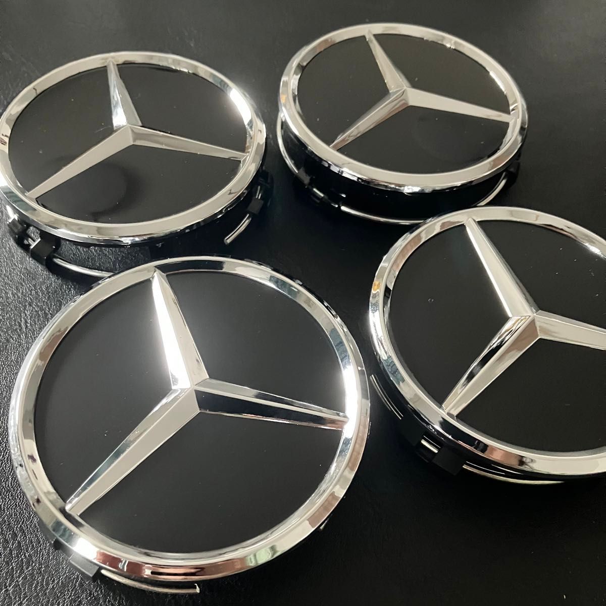 ベンツ benz センターキャップ 75mm メルセデスベンツ　ホイルセンターキャップ a c b e ホイール　ブラック AMG