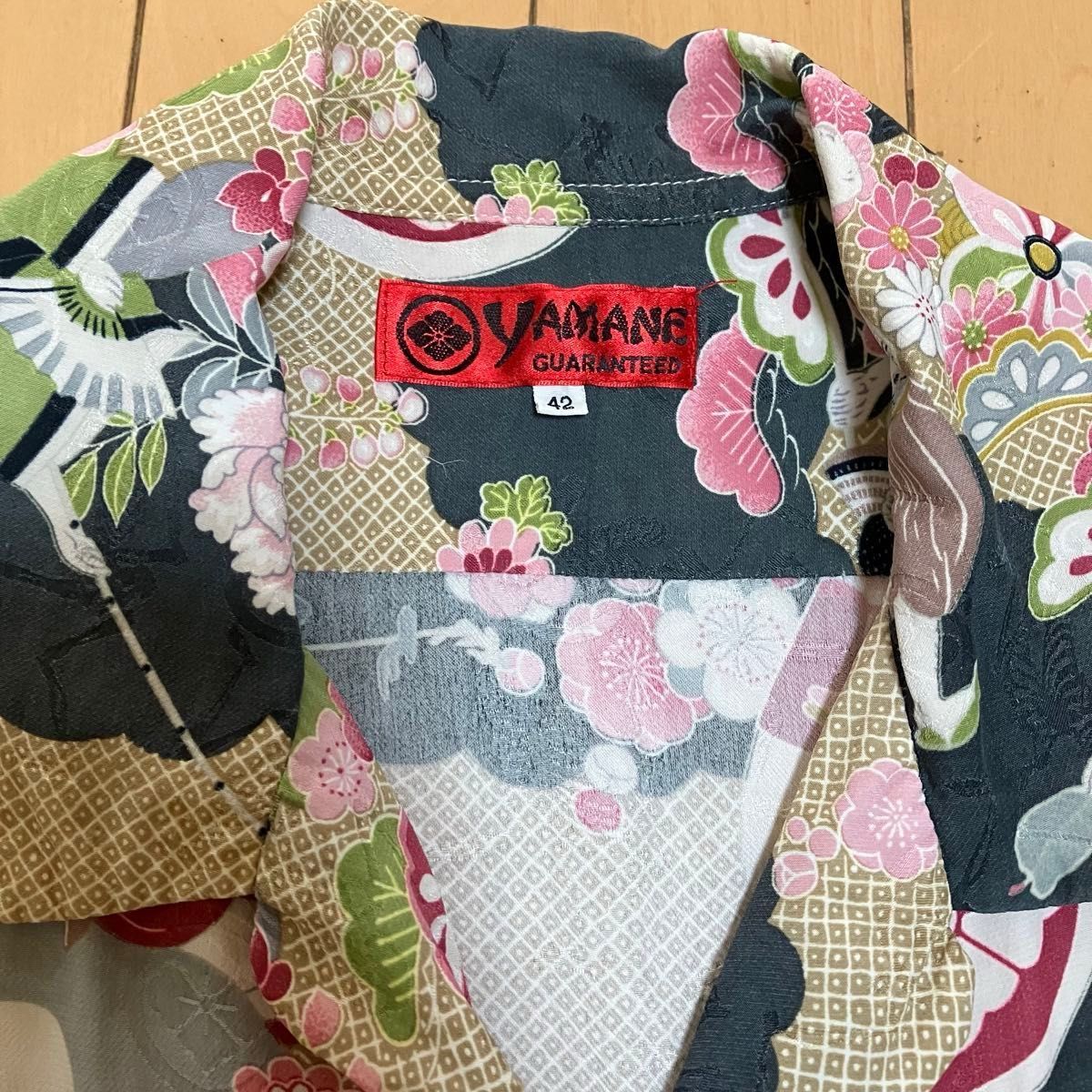 EVISU アロハシャツ 和柄 七福神 前開きボタンシャツ エヴィス EVISU アロハシャツ 和柄 七福神 前開きボタンシャツ エヴィス