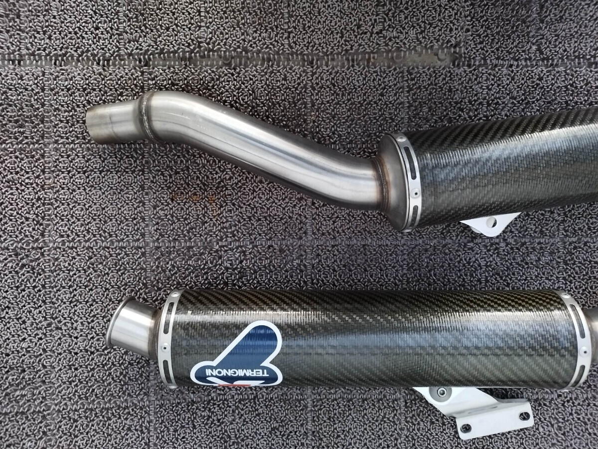  muffler silencer Ducati carbon exhaust pipe DUCATI TERMIGNONI 900ss MONSTER Monstar teru Mini .-ni slip-on 900sl