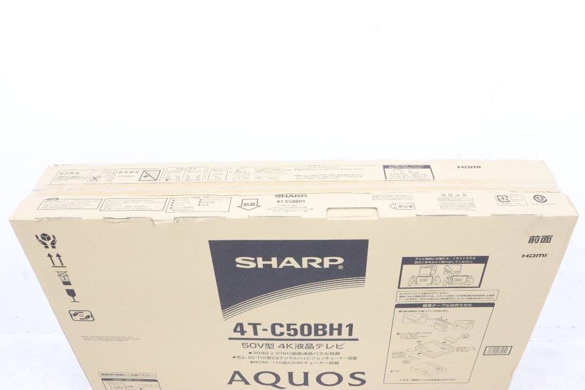 # не использовался # SHARP sharp AQUOS Aquos 50 дюймовый жидкокристаллический 4K телевизор 4T-C50BH1 бытовая техника 