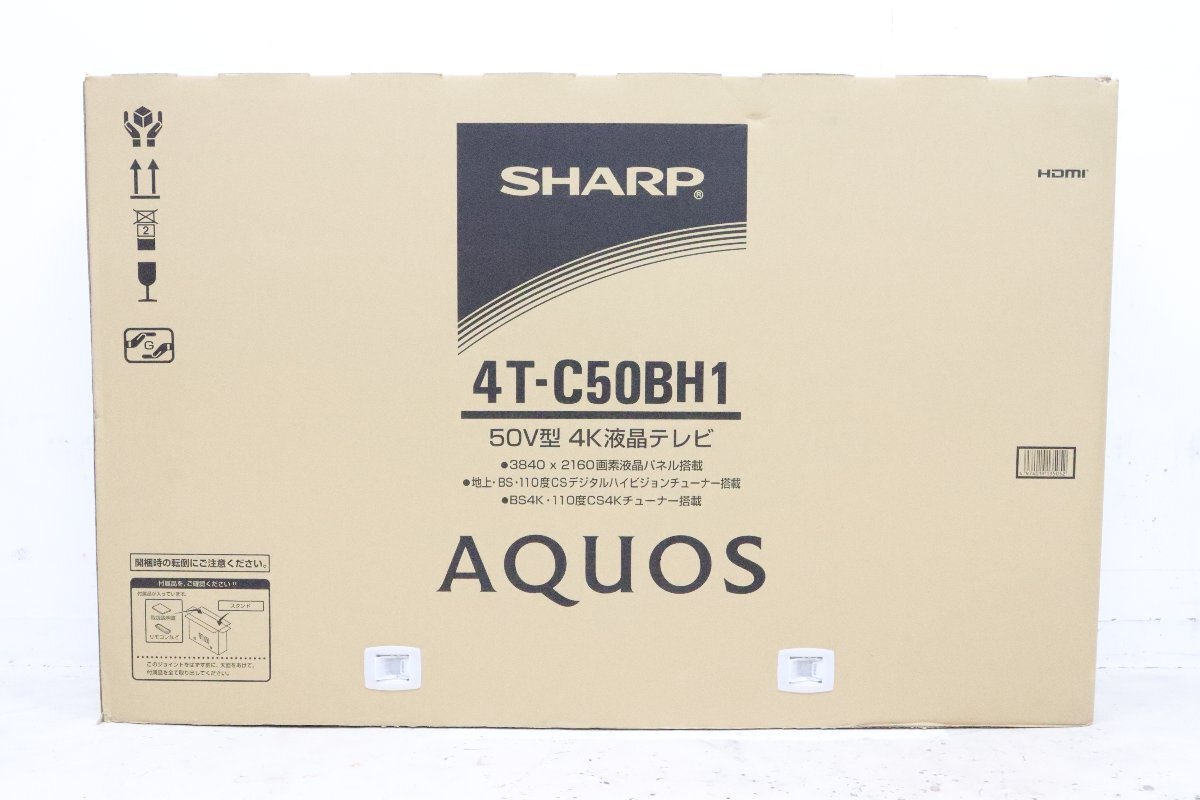 # не использовался # SHARP sharp AQUOS Aquos 50 дюймовый жидкокристаллический 4K телевизор 4T-C50BH1 бытовая техника 