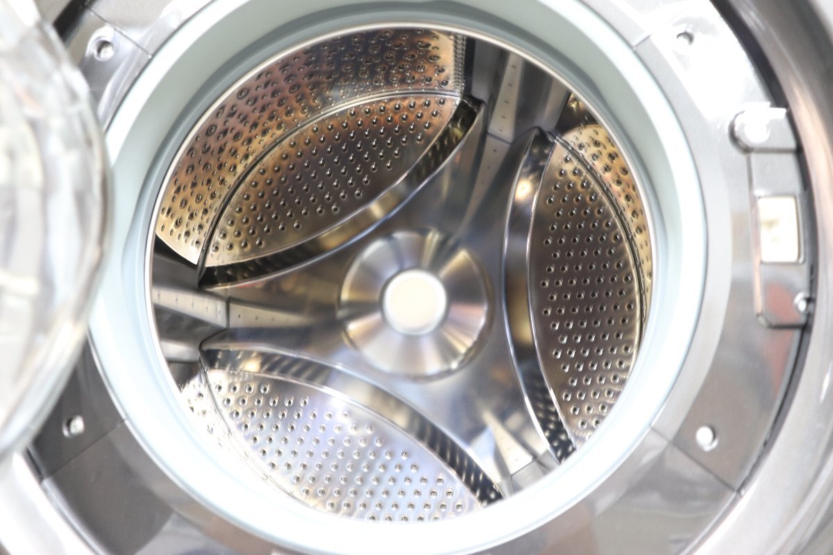 SHARP/シャープ 2021年製 ドラム式洗濯乾燥機 ES-S7F-WL プラズマクラスター 左開き 斜型 洗濯7kg 乾燥3.5kg_画像2