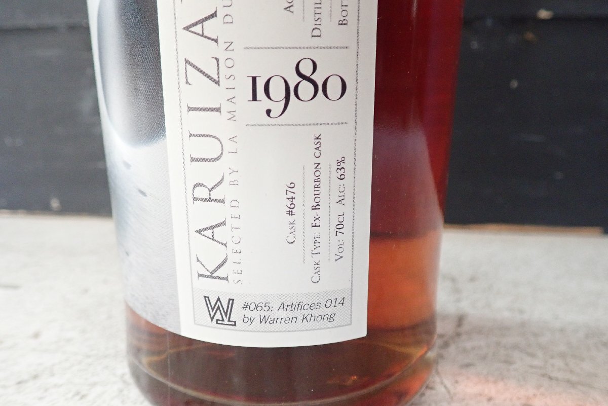 ■1980-2014年■希少■【軽井沢】34年 #6476 63％ 700ml ウイスキー ウィスキー Japanese Single Malt Whisky_画像4