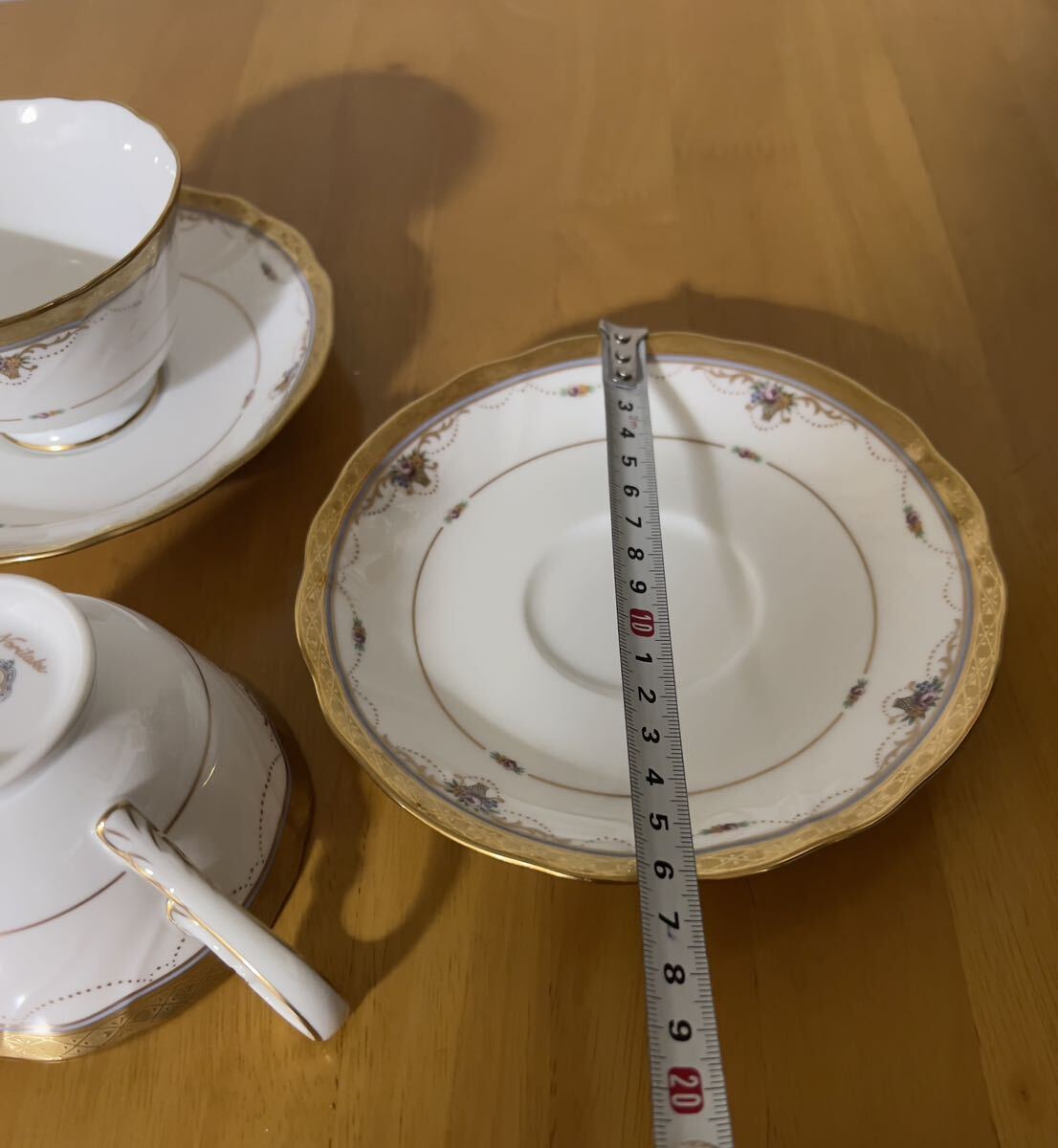 Noritake ダイヤモンドコレクションカップ&ソーサーペア_画像4