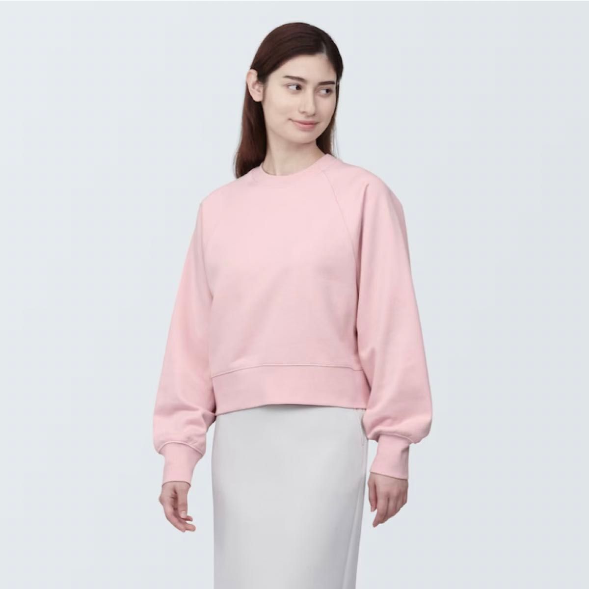新品未使用 タグ付き  MUJI 無印良品  スウェットシャツ ピンク XL 完売品 大人気 裏起毛スウェット