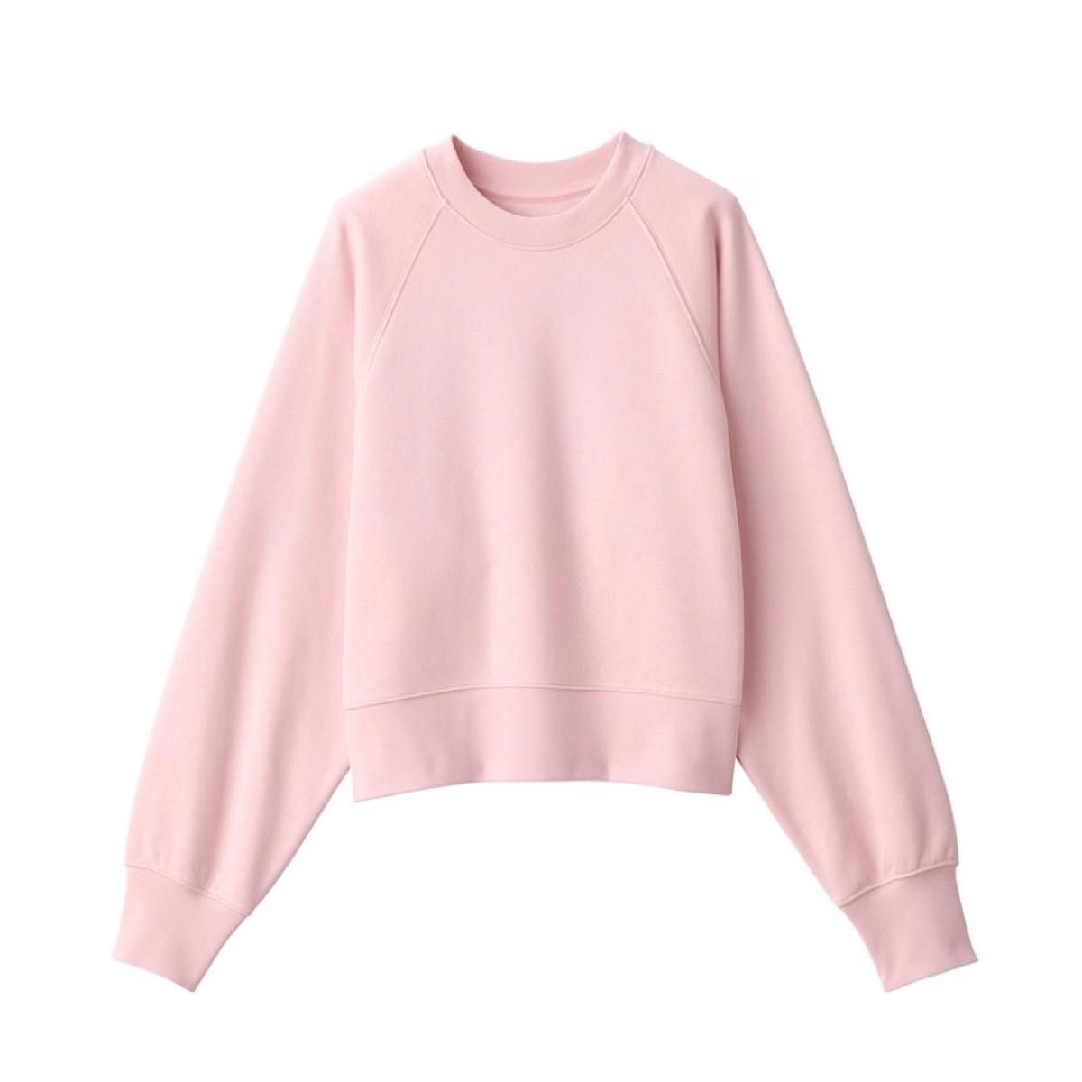 新品未使用 タグ付き  MUJI 無印良品  スウェットシャツ ピンク XL 完売品 大人気 裏起毛スウェット