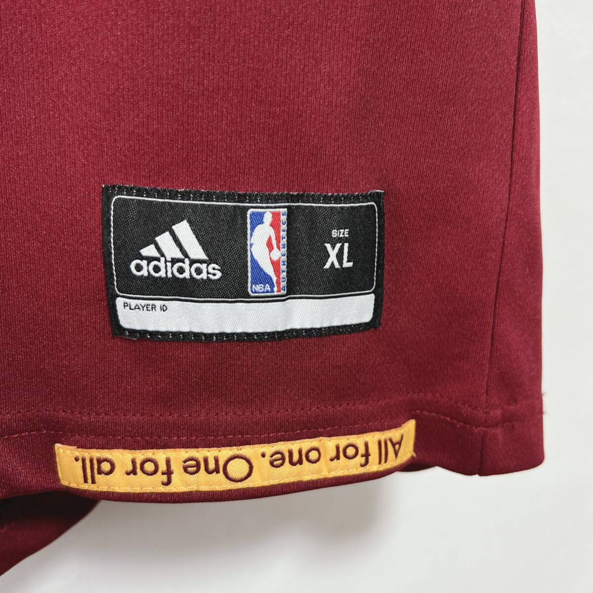 adidasアディダス NBA ゲームシャツ ユニフォーム タンクトップ クリーブランド・キャバリアーズ 23番 レブロン・ジェームズ サイズXLの画像5