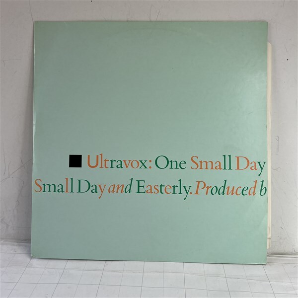 LPレコードUltravox One Small Day シンセ・ポップ・ディスコ New Wave　1984年　輸入盤_画像1