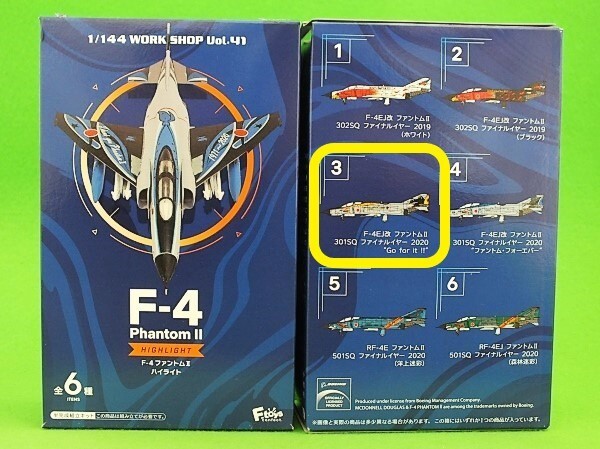 L46◆1/144 F-4 ファントム II ハイライト《3．F-4EJ改 ファントムII 301SQ ファイナルイヤー 2020 'Go for it !!'》★エフトイズの画像5