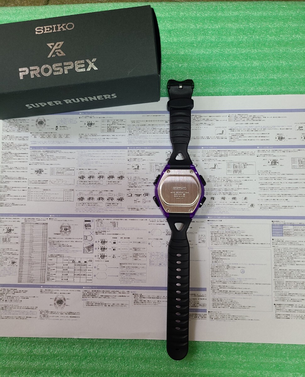 【極美品】 SEIKO セイコー PROSPEX プロスペックス スーパーランナーズ 腕時計 ソーラー 電波時計 デジタル 多機能 マラソン スポーツ　/_画像2