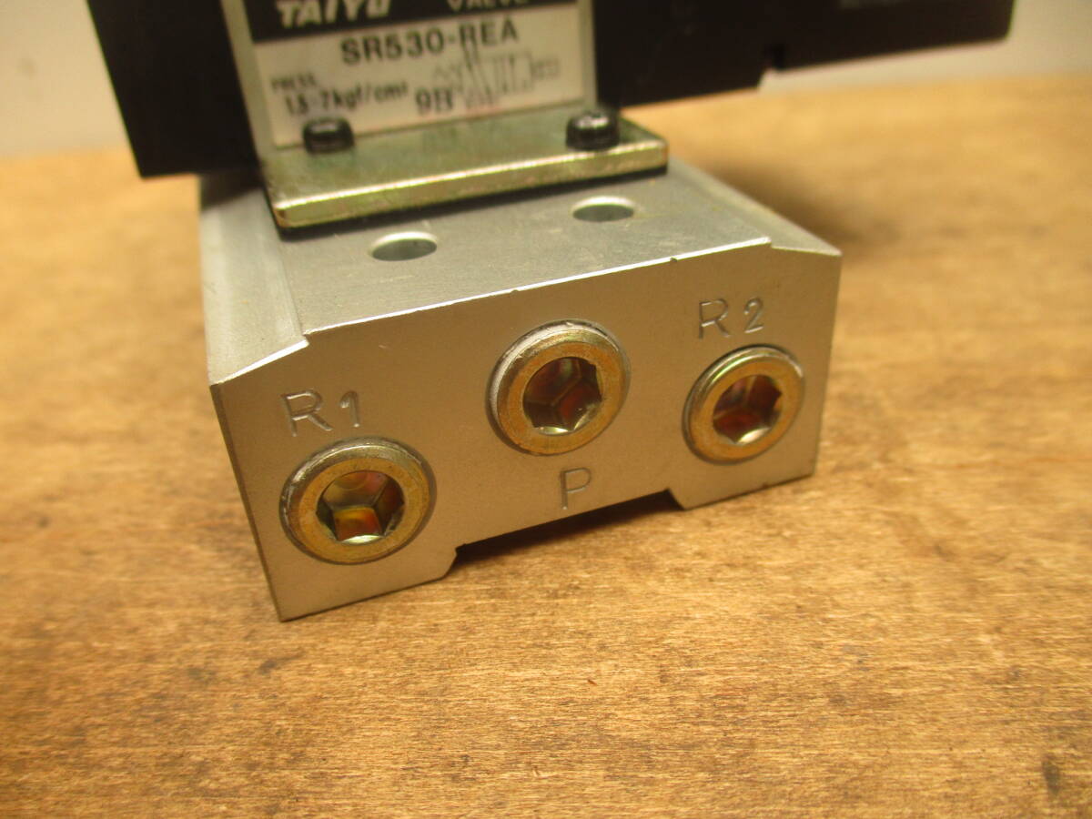 TAIYO 電磁弁 ソレノイドバルブ SR532-REA SRS1-1R 100V #1 TAIYO 電磁弁 ソレノイドバルブ SR532-REA SRS1-1R 100V #1