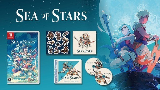 新品未開封 Sea of Stars Nintendo Switch パッケージ版 オリジナル サウンドトラックCD ステッカーシート ゲームソフト_画像3