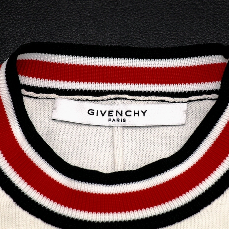 ★ 【中古】 ジバンシー ニットセーター 【GIVENCHY】 スター 2018SS ホワイト × レッド サイズ XS_画像3