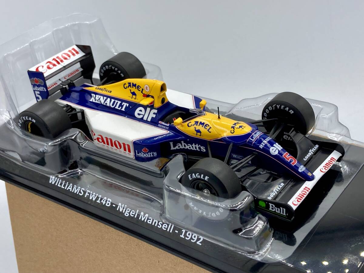 Premium Collectibles 1/24 ウィリアムズ FW14B #5 N.マンセル 1992 CAMEL加工 ビッグスケール F1 コレクション デアゴスティーニの画像1