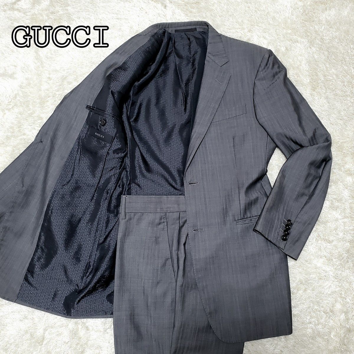 GUCCI グッチ スーツ セットアップ インターロッキング モヘヤ GUCCI グッチ スーツ セットアップ インターロッキング モヘヤ