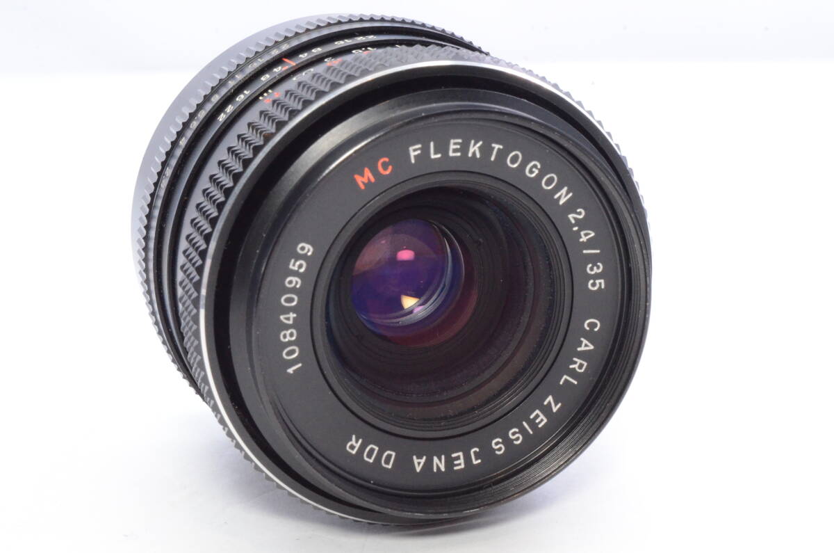 ★極上品★カールツァイス CARL ZEISS JENA DDR MC FLEKTOGON 35mm F2.4_画像6