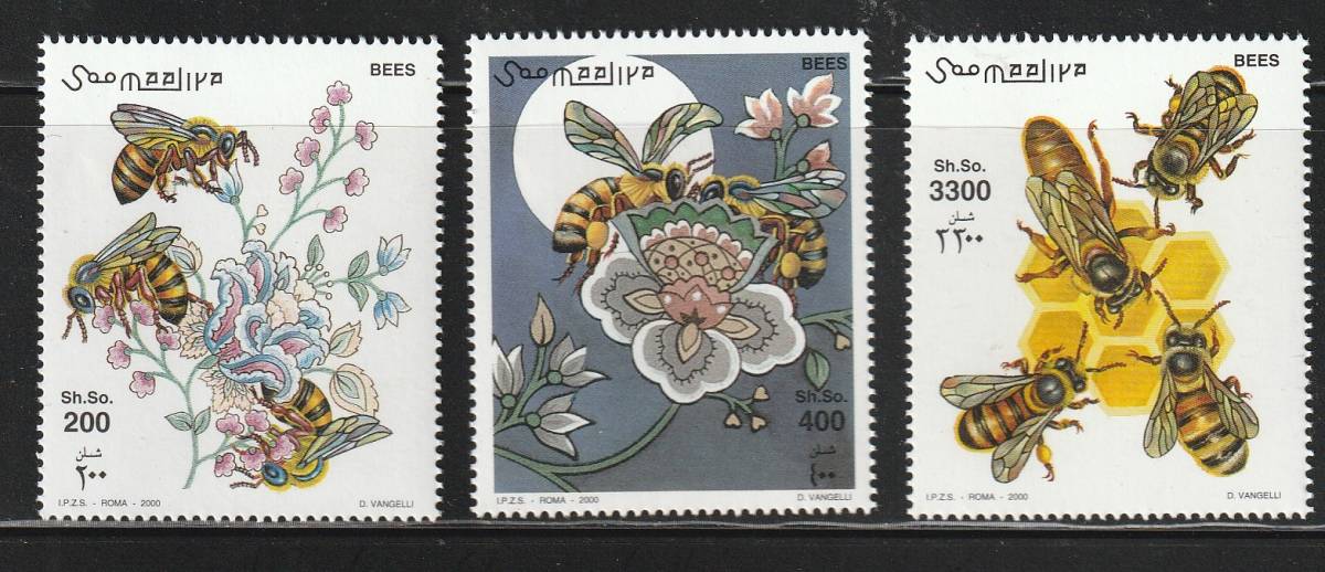 (so Mali a)2000 year bee 3 kind .,YVert & Tellier appraisal 16 euro ( abroad .. shipping, explanation field reference )