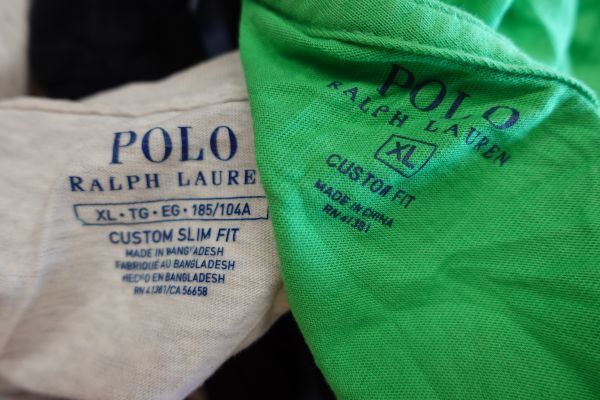 TS-RL27 ラルフ Ralph Lauren ワンポイントTシャツ 無地￥1～US古着卸大量セット業者まとめ売りの画像2