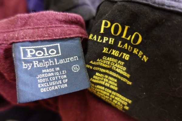 TS-RL28 ラルフ Ralph Lauren ワンポイントTシャツ 無地￥1～US古着卸大量セット業者まとめ売り_画像2