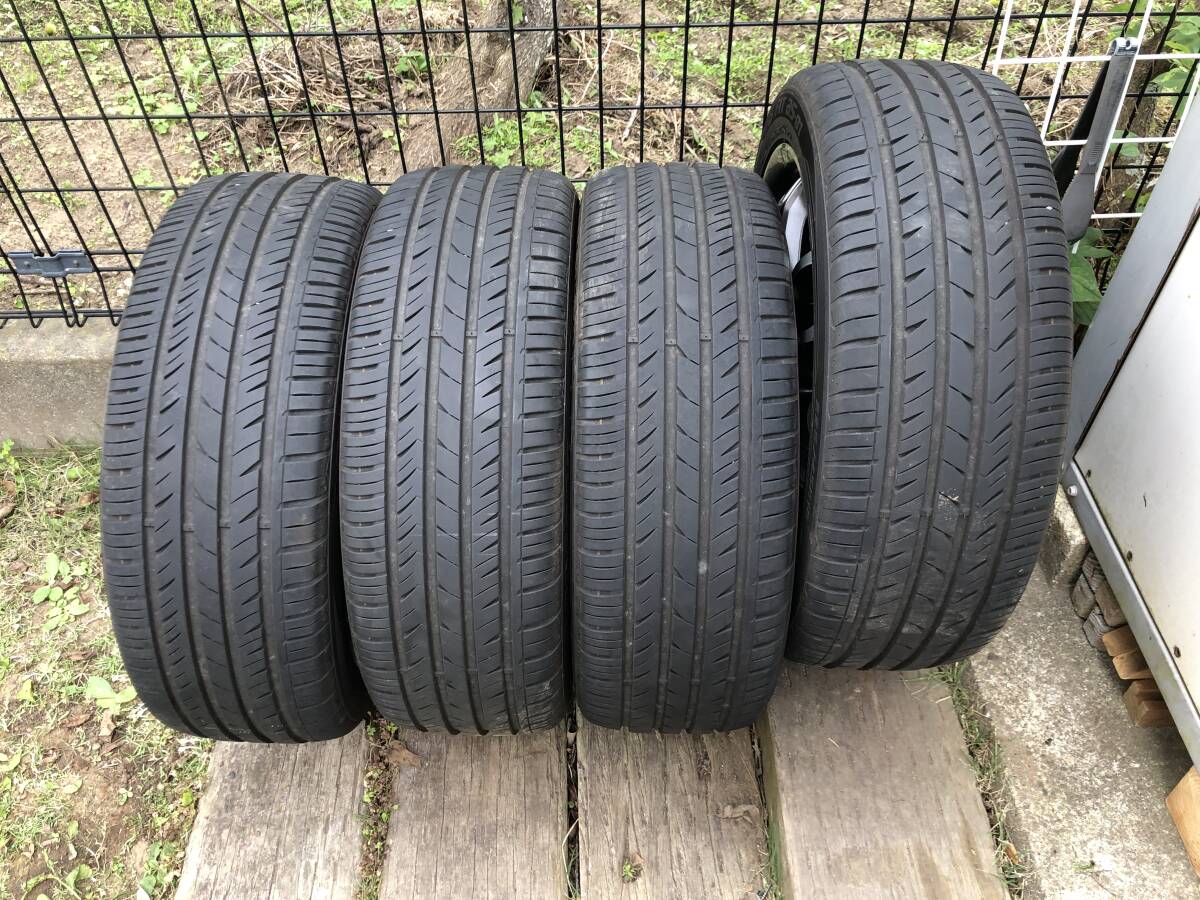 225/45Ｒ18 114.3-5Ｈ +48 タイヤ・ホイール4本セット 中古の画像6