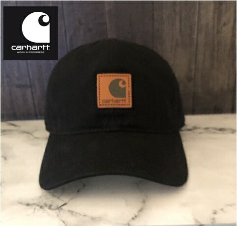 カーハート キャップ Carhartt キャップ ブラック 黒色 帽子 ハット メンズ レディース フリーサイズ の画像1